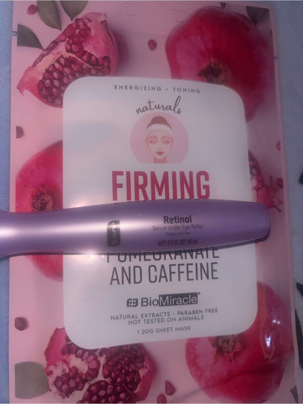Retinol Serum Under Eye Roller  plus mask